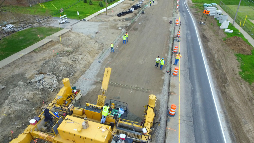 dodge park road reconstruction  by HRC