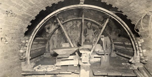 Seven Mile road sewer tunnel in 1921 by hrc