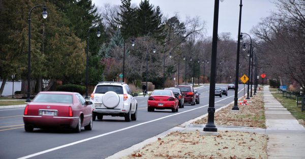 traffic on a road