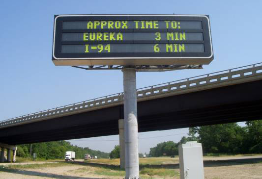 digital traffic sign